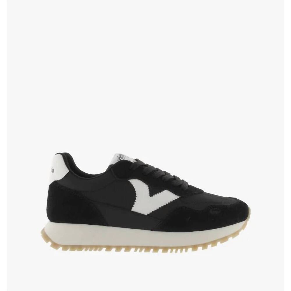 NEW VICTORIA women's viento nylon & serra shoes in black